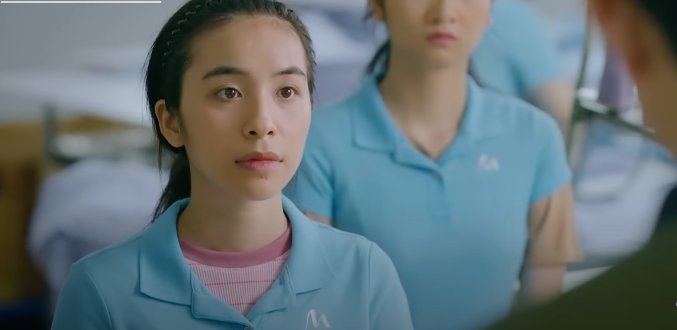 Hoài có công việc ổn định ở xưởng may. Ảnh: CMH. Hoài có công việc ổn định ở xưởng may. Ảnh: CMH.