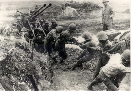 Pháo cao xạ xuất hiện trên chiến trường Điện Biên Phủ là một bất ngờ lớn đối với quân Pháp.