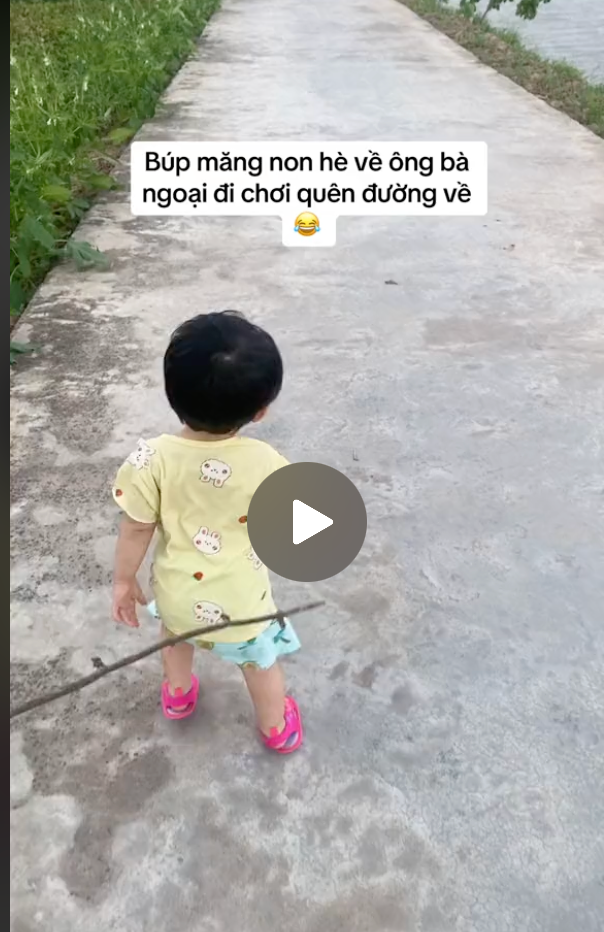 Các video về kỳ nghỉ hè của "búp măng non" gây sốt mạng xã hội.