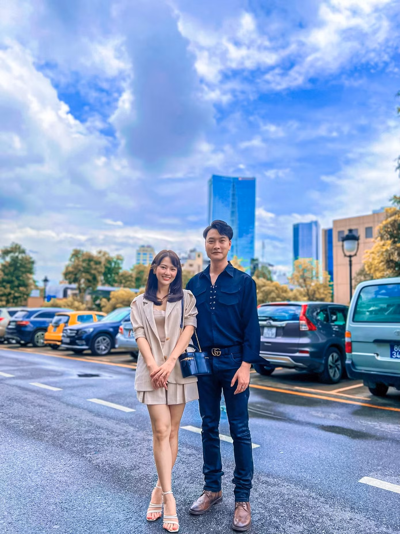 Trọng Lân đóng bạn trai của Việt Hoa trong phim mới.