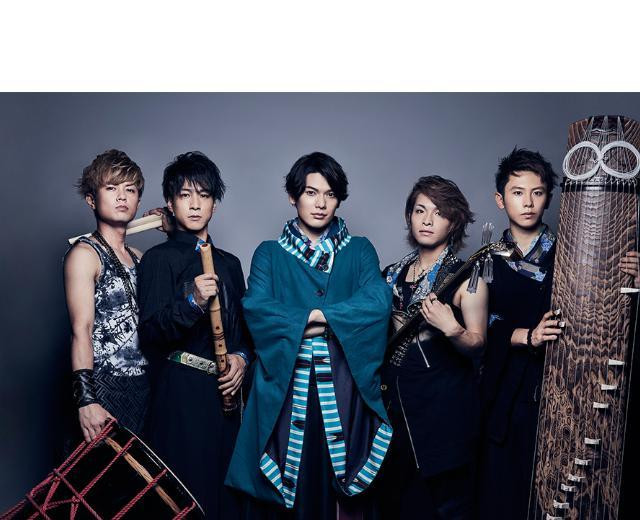 Một số thành viên nhóm nhạc Sakuramen của Nhật Bản.