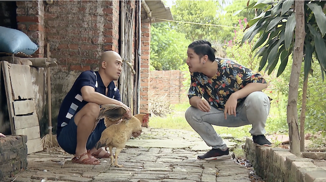 Một cảnh quay giữa Doãn Quốc Đam và Trương Mạnh Đạt.