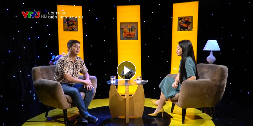 Diễn viên Bá Anh trong chương trình Lời tự sự.