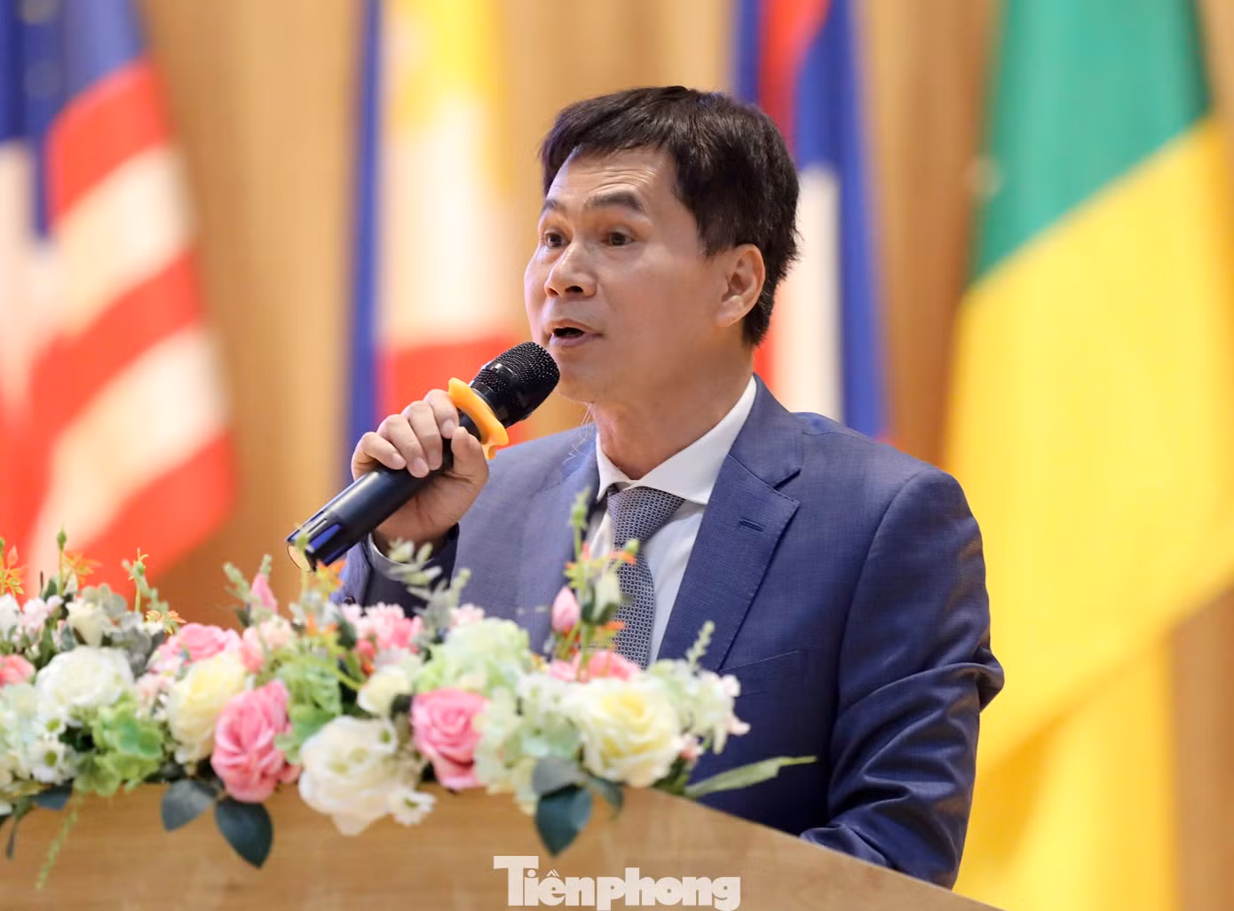 Nhà báo Lý Thành Tâm - Trưởng Cơ quan đại diện báo Tiền Phong tại TPHCM. Ảnh: Duy Anh.