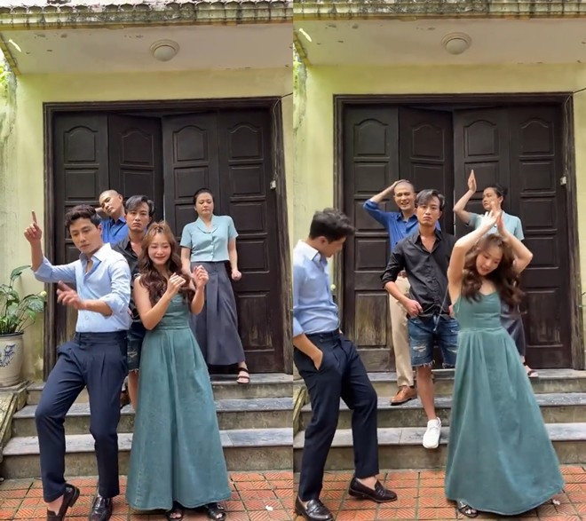 Hình ảnh khác lạ của diễn viên Quang Sự trong video hậu trường. Hình ảnh khác lạ của diễn viên Quang Sự trong video hậu trường.