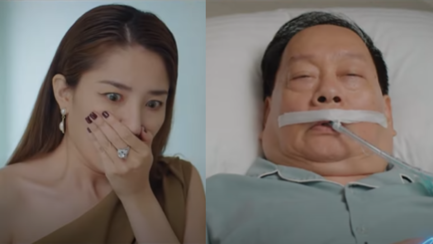 Nhật Mai hoảng hốt khi chủ tịch có dấu hiệu tỉnh lại. Nhật Mai hoảng hốt khi chủ tịch có dấu hiệu tỉnh lại.