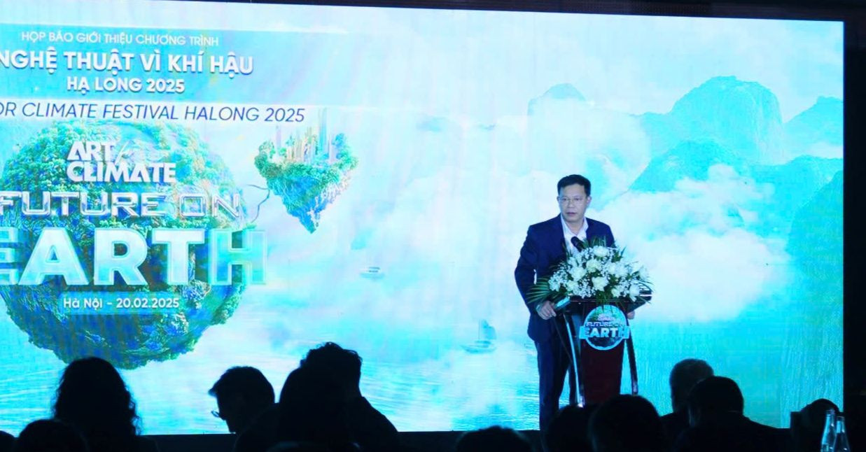 Chương trình nghệ thuật vì khí hậu - Hạ Long 2025 gồm chuỗi sự kiện văn hóa, du lịch, truyền thông, nghệ thuật - lần đầu được tổ chức tại Việt Nam. Chương trình nghệ thuật vì khí hậu - Hạ Long 2025 gồm chuỗi sự kiện văn hóa, du lịch, truyền thông, nghệ thuật - lần đầu được tổ chức tại Việt Nam.