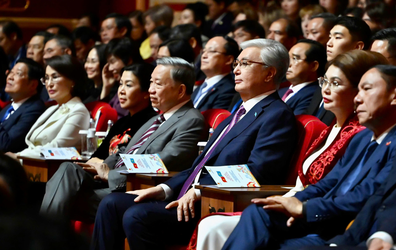 Tổng Bí thư Tô Lâm cùng Phu nhân dự chương trình hòa nhạc hữu nghị Việt Nam - Kazakhstan.