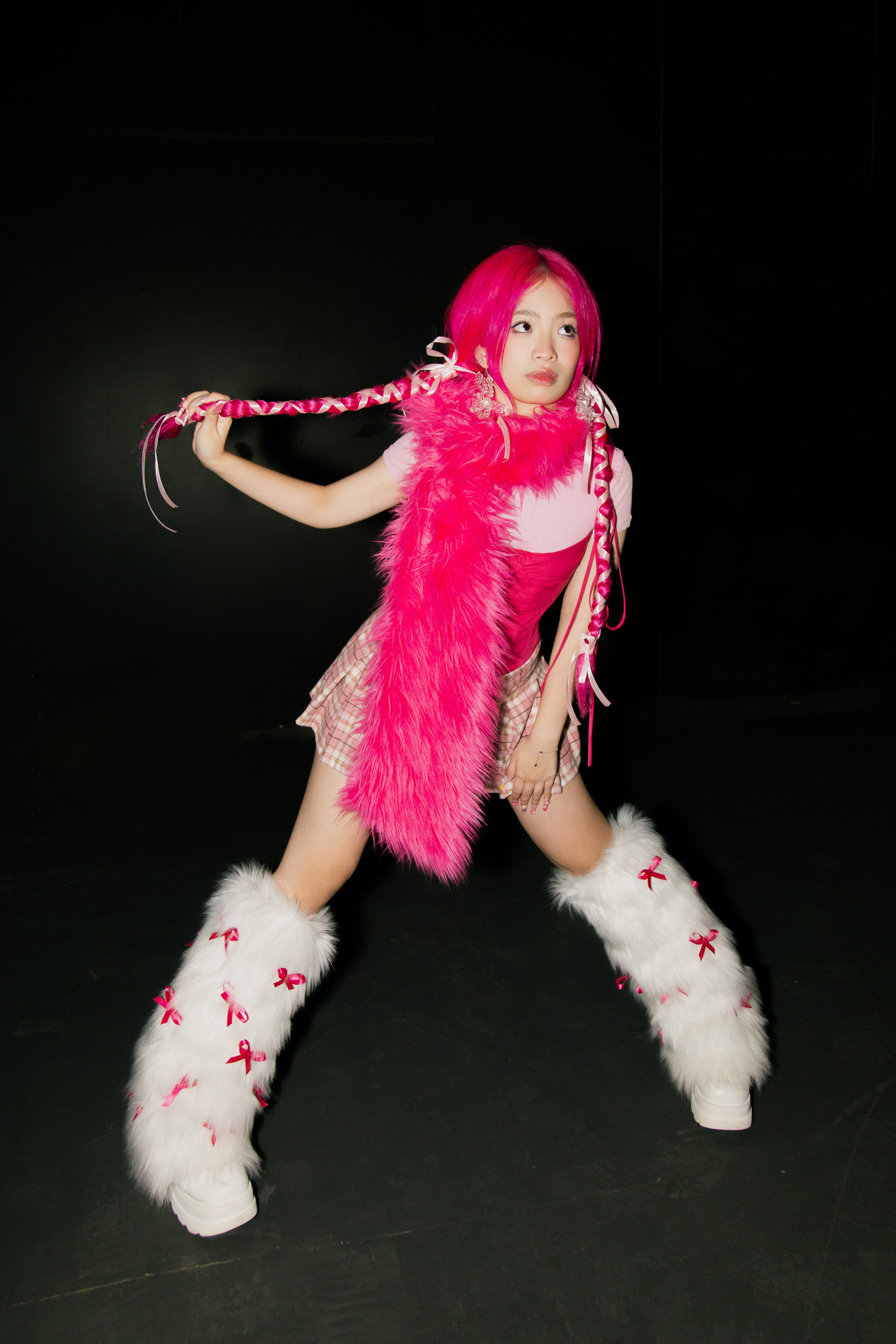 Con gái ca sĩ Duy Mạnh gây chú ý vì vẻ ngoài cá tính. Ảnh: NVCC.