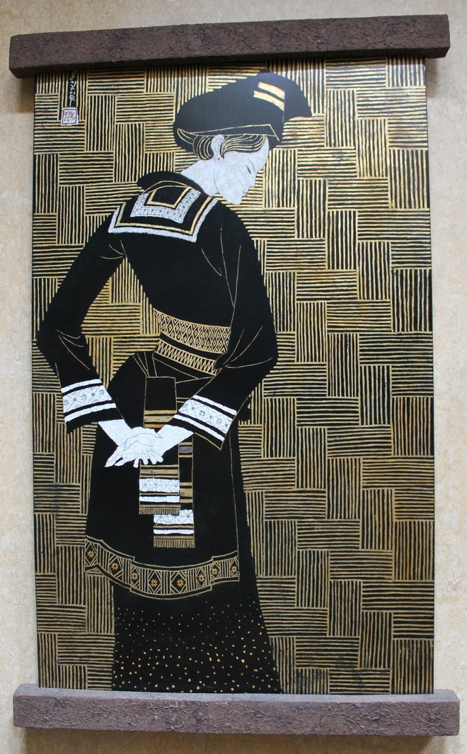 Tác phẩm sơn mài mang tên Kiêu hãnh.