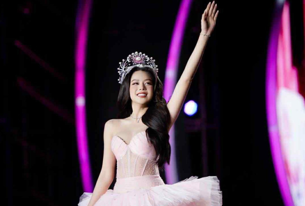 Huỳnh Thị Thanh Thủy trong màn final walk.