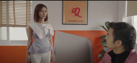 Mai Anh bị Quân nhắc nhở vì đi quá giới hạn. Ảnh: CMH. Mai Anh bị Quân nhắc nhở vì đi quá giới hạn. Ảnh: CMH.