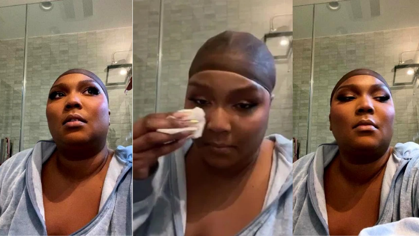 Nữ nghệ sĩ bật khóc khi đanng livestream trên Instagram.