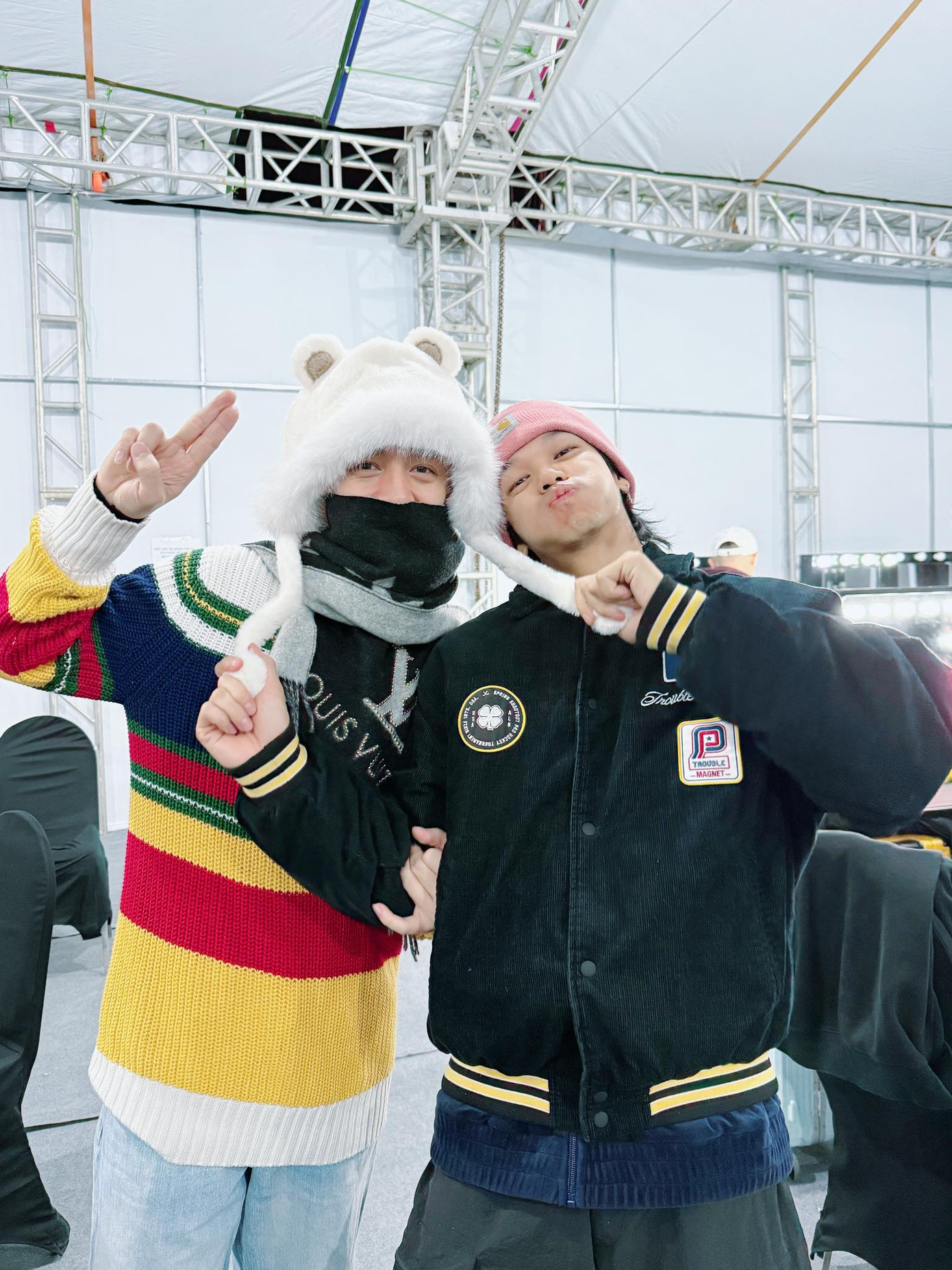 Ca sĩ Đăng Khôi, Strong Trọng Hiếu trong hậu trường.