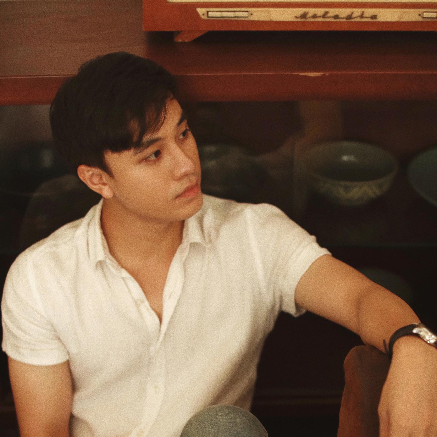 Nam diễn viên Quang Trọng sở hữu vẻ ngoài điển trai, hiền lành. Nam diễn viên Quang Trọng sở hữu vẻ ngoài điển trai, hiền lành.