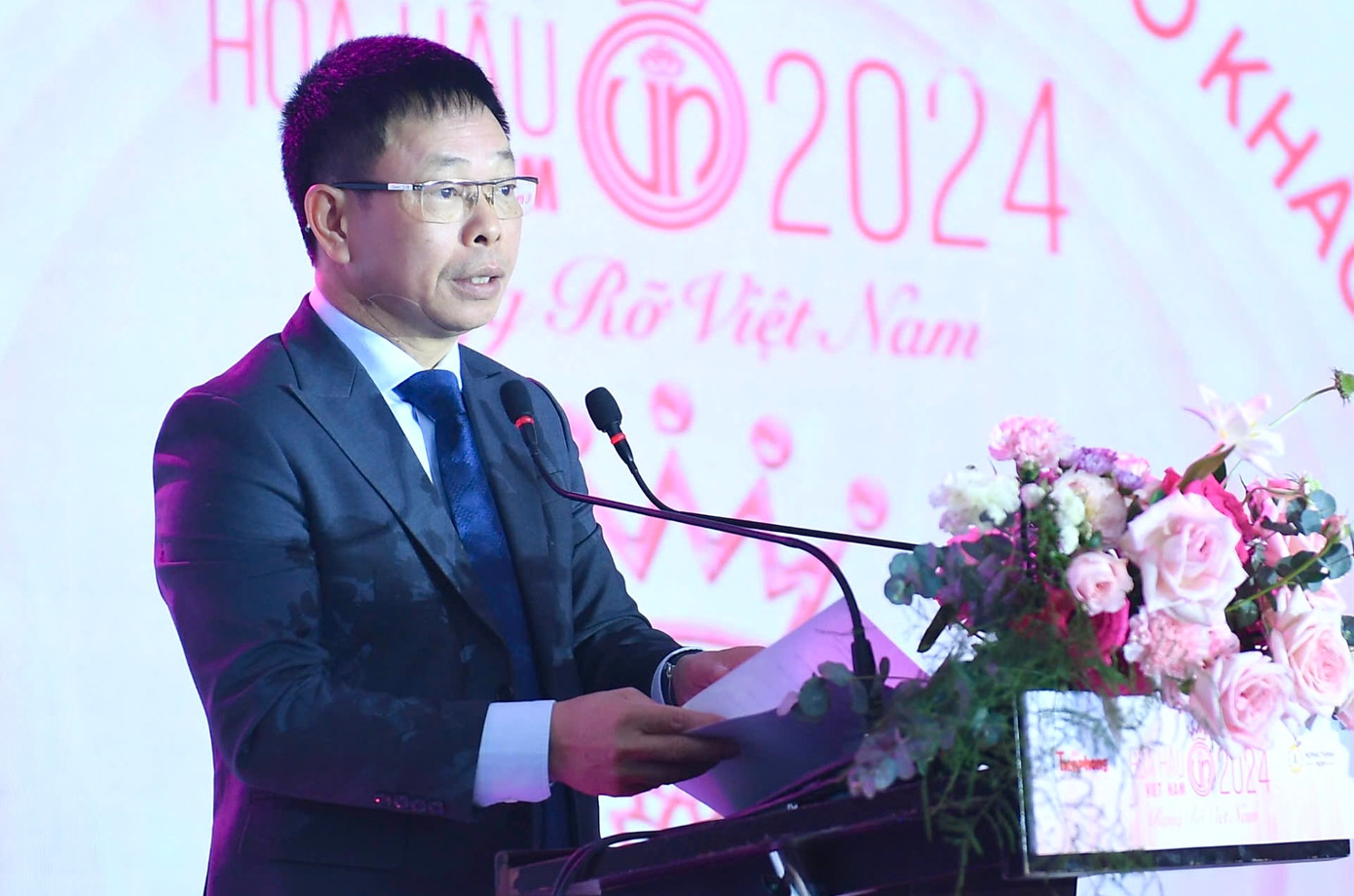 Nhà báo Phùng Công Sưởng - Tổng biên tập báo Tiền Phong - Trưởng Ban tổ chức Hoa hậu Việt Nam 2024. Ảnh: Dương Triều. Nhà báo Phùng Công Sưởng - Tổng biên tập báo Tiền Phong - Trưởng Ban tổ chức Hoa hậu Việt Nam 2024. Ảnh: Dương Triều.