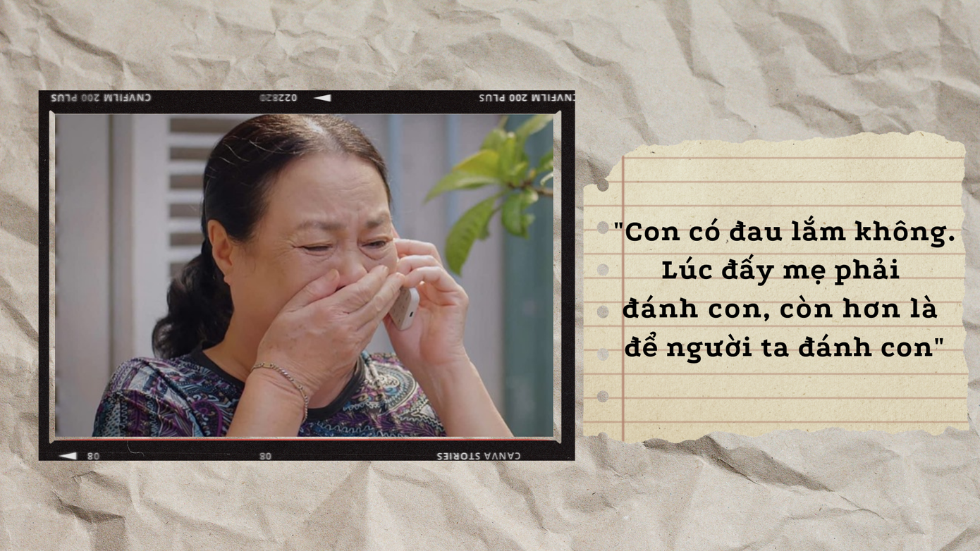 Bà Nga xót xa khi con gái đi vào vết xe đổ của mình, vì "ăn cơm trước kẻng" nên bị mẹ chồng ghét bỏ, khinh thường.