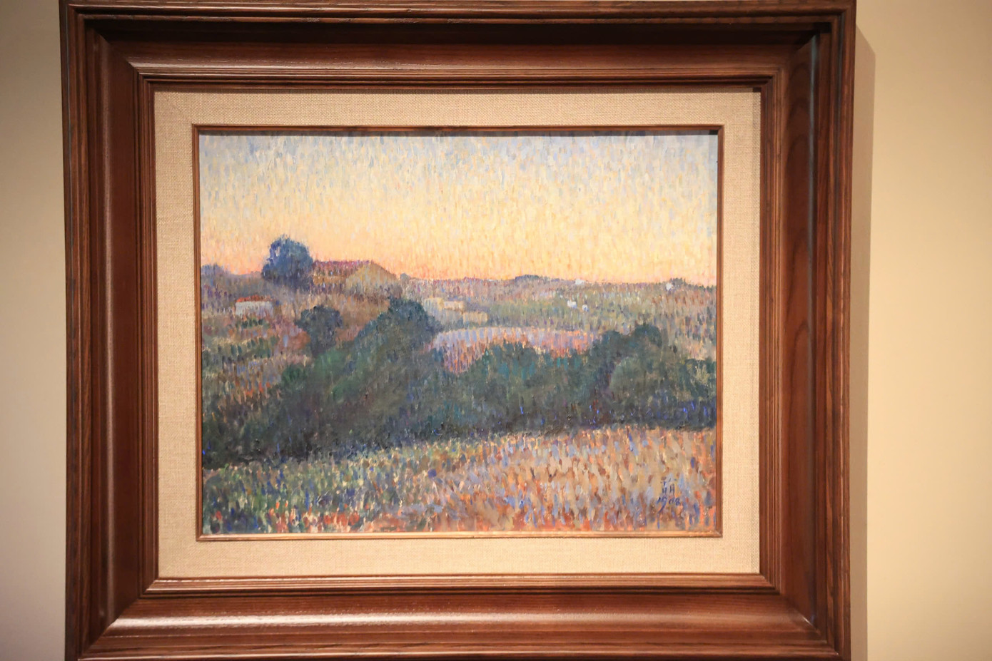 Cận cảnh bức sơn dầu Những sườn đồi ở Deli Ibrahim (Algiers).