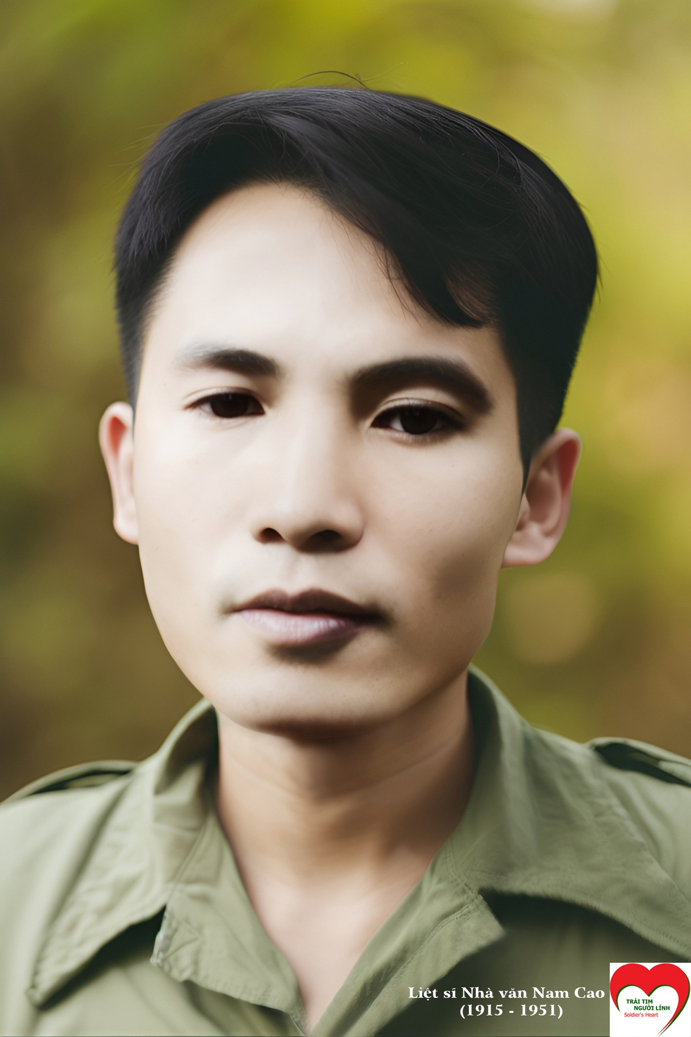 Ảnh phục dựng của anh hùng liệt sĩ Đặng Thùy Trâm., nhà văn Nam Cao.