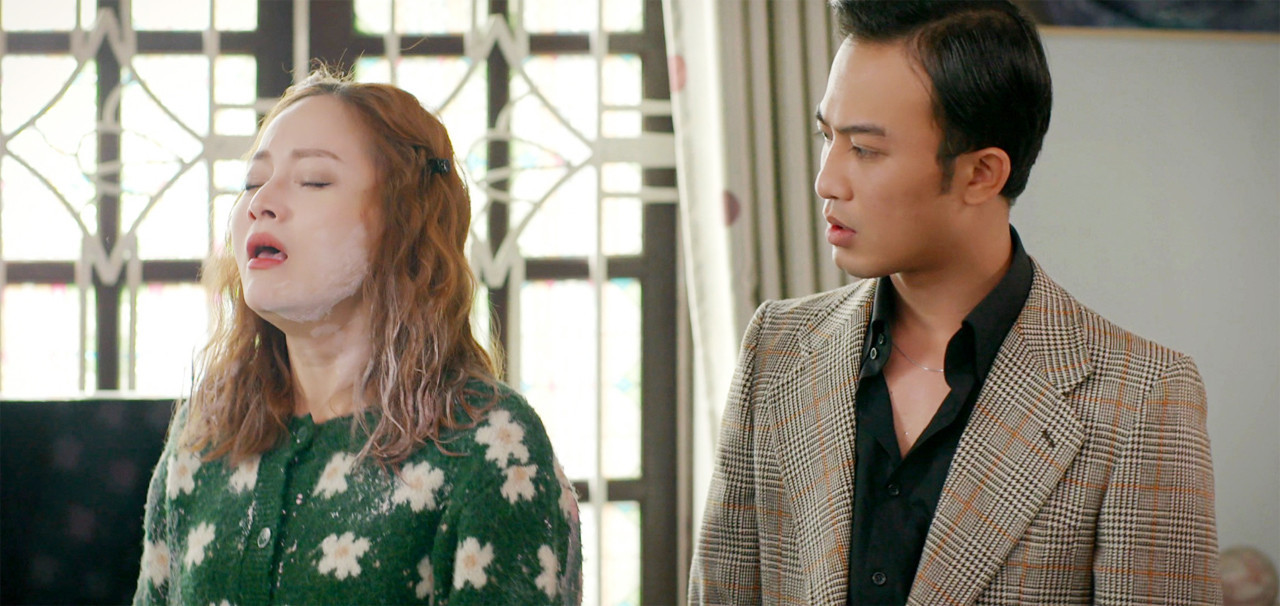 Hà khiến nhà chồng choáng váng vì khả năng &quot;ăn vạ&quot;. Ảnh: CMH.