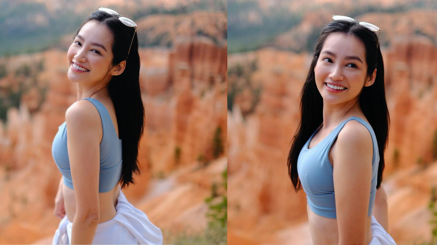 Thời gian đầu khi sang Mỹ, Trúc Diễm tranh thủ đi thăm thú và tập luyện thể thao. Cô cũng nhắn nhủ người hâm mộ giữ gìn sức khỏe, uống vitamin và luôn giữ được tinh thần tích cực trong mùa dịch