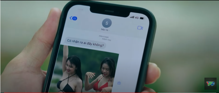 Vũ và Phong bất ngờ khi gặp lại Quyên.