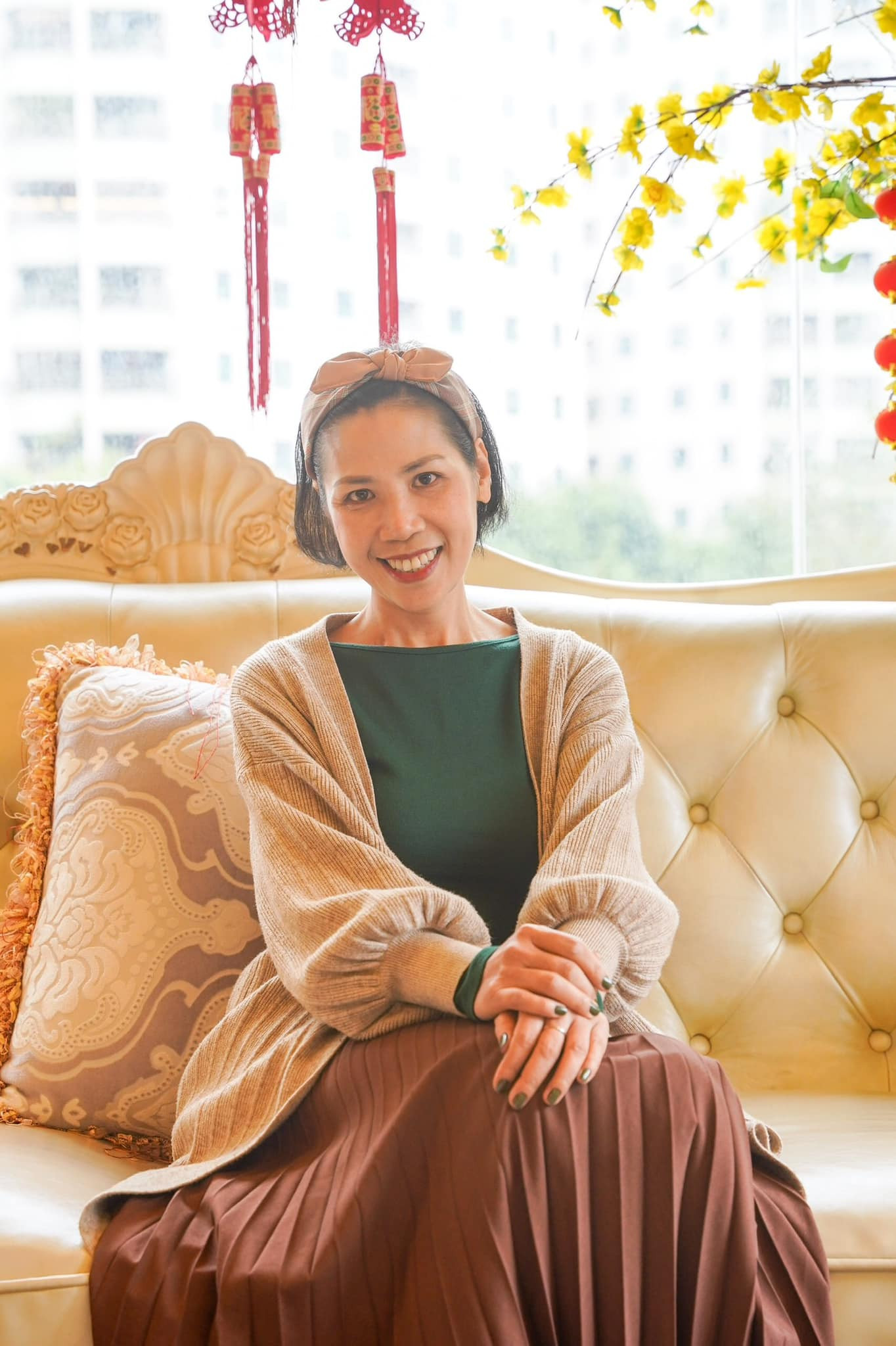 NSƯT Hồng Vy phát hiện mắc ung thư năm 2019.