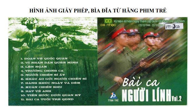 Hình ảnh bìa đĩa, giấy phép từ Hãng phim trẻ. Ảnh: BH Media. Hình ảnh bìa đĩa, giấy phép từ Hãng phim trẻ. Ảnh: BH Media.