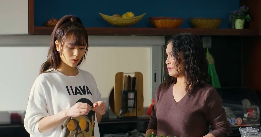 Hân từng bị mẹ chồng chê lười biếng, hậu đậu. Hân từng bị mẹ chồng chê lười biếng, hậu đậu.