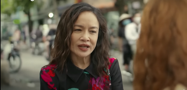 Nghệ sĩ Tú Oanh đóng vai Ngọc Bích - mẹ của Hà (Lan Phương). Ảnh: CMH.