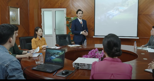 Gia An đưa công ty La La phát triển. Ảnh: CMH. Gia An đưa công ty La La phát triển. Ảnh: CMH.