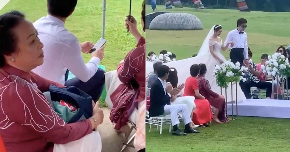 Hậu trường hé lộ nhân vật bà Nga vẫn xuất hiện trong đám cưới của Vân Trang. Hậu trường hé lộ nhân vật bà Nga vẫn xuất hiện trong đám cưới của Vân Trang.