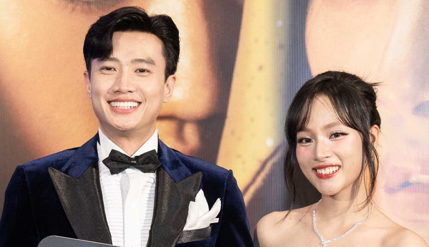 Quốc Trường và bạn diễn Phương Thanh. Quốc Trường và bạn diễn Phương Thanh.