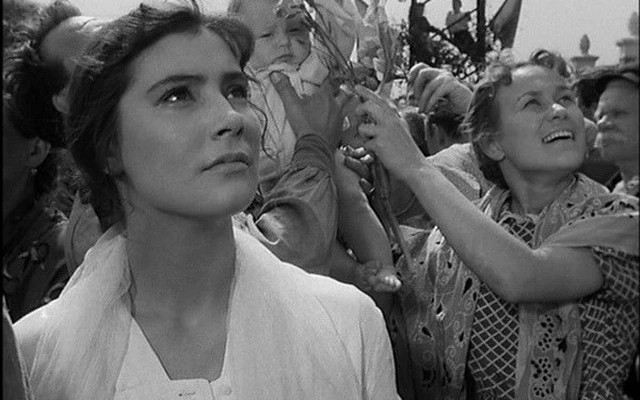 Cảnh trong phim Khi đàn sếu bay qua. Cảnh trong phim Khi đàn sếu bay qua.