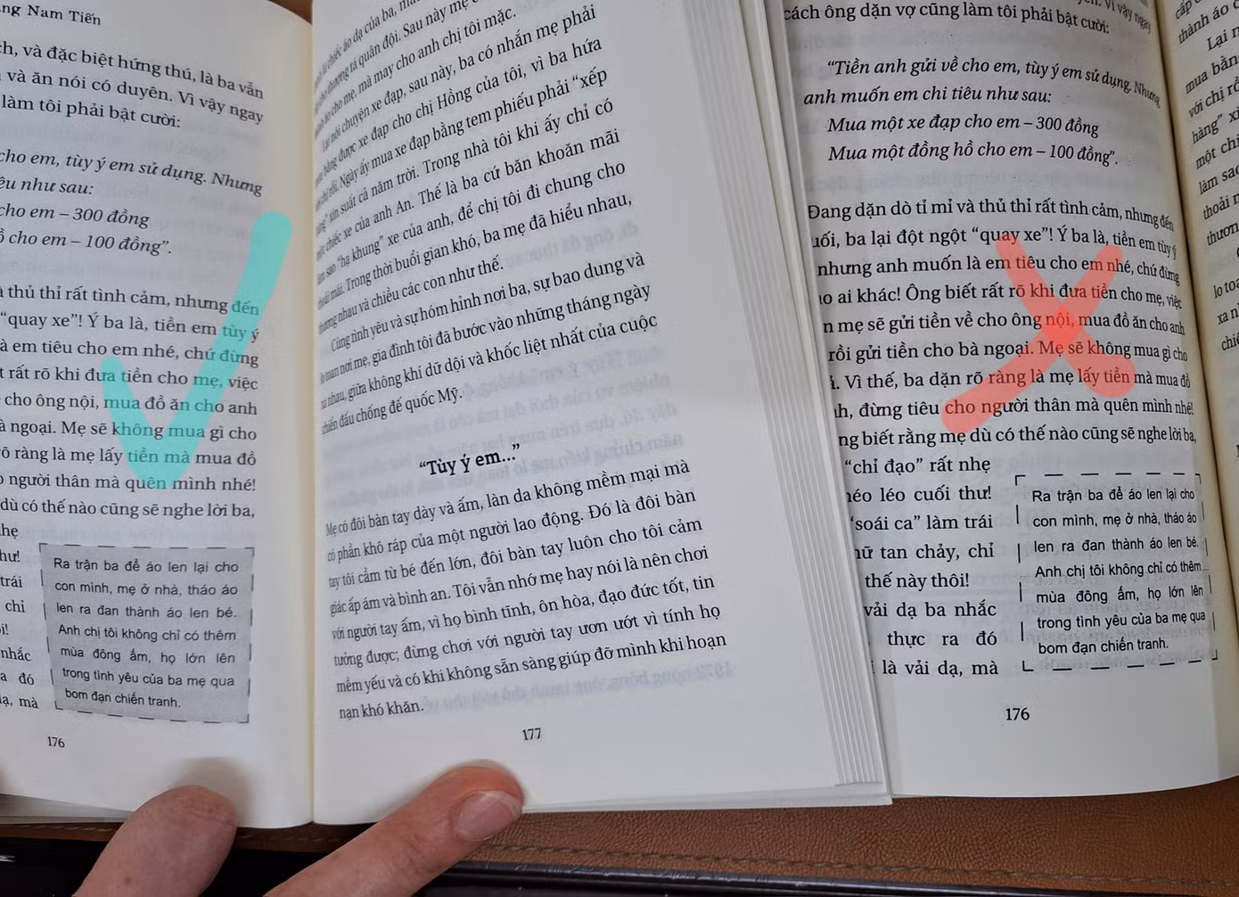 Phần chữ trong nội dung khó phân biệt.