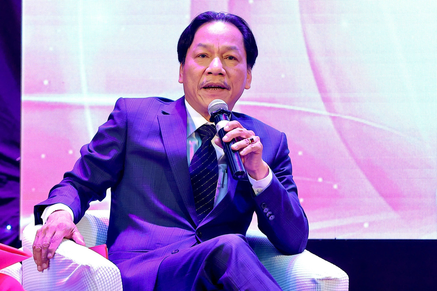 Nhà báo Lê Minh Toản - Phó Tổng biên tập báo Tiền Phong - nói về uy tín của cuộc thi Hoa hậu Việt Nam. Ảnh: Trọng Tài.