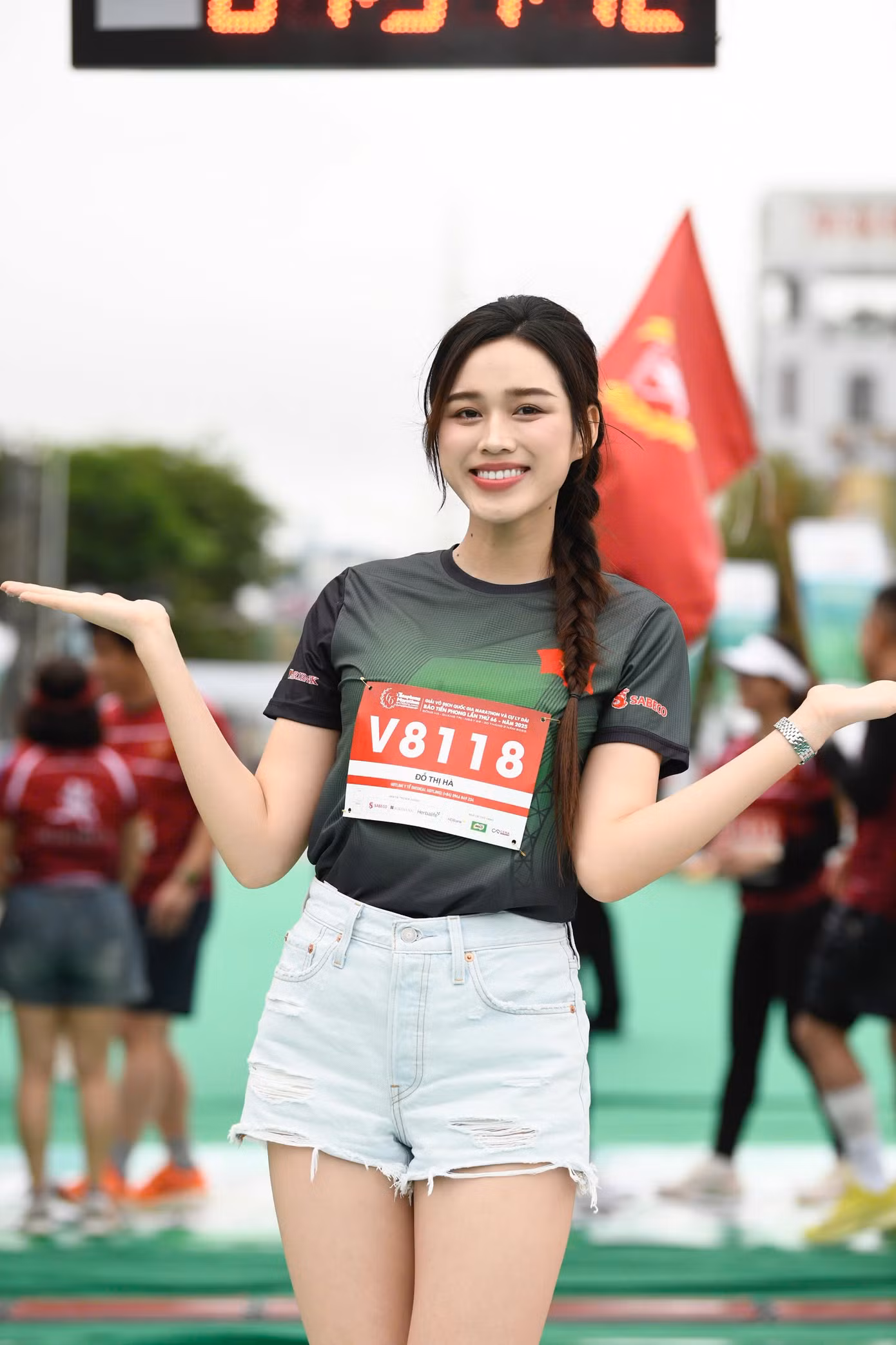 Hoa hậu Đỗ Thị Hà khẳng định tiếp tục đồng hành cùng Tiền Phong Marathon các mùa tiếp theo.