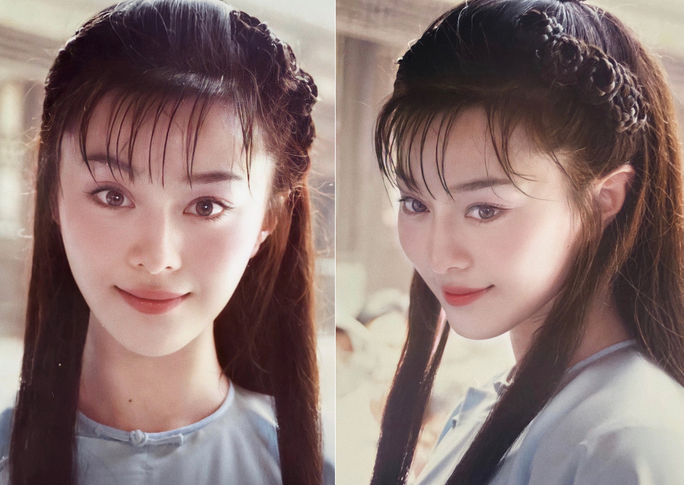 Thời điểm nhận vai Kim Tỏa, Phạm Băng Băng mới vừa tròn 17 tuổi. Trong những khoảnh khắc hậu trường, diễn viên sinh năm 1981 được khán giả yêu thích bởi vẻ đẹp trong trẻo, thanh thuần những cũng rất lanh lợi.