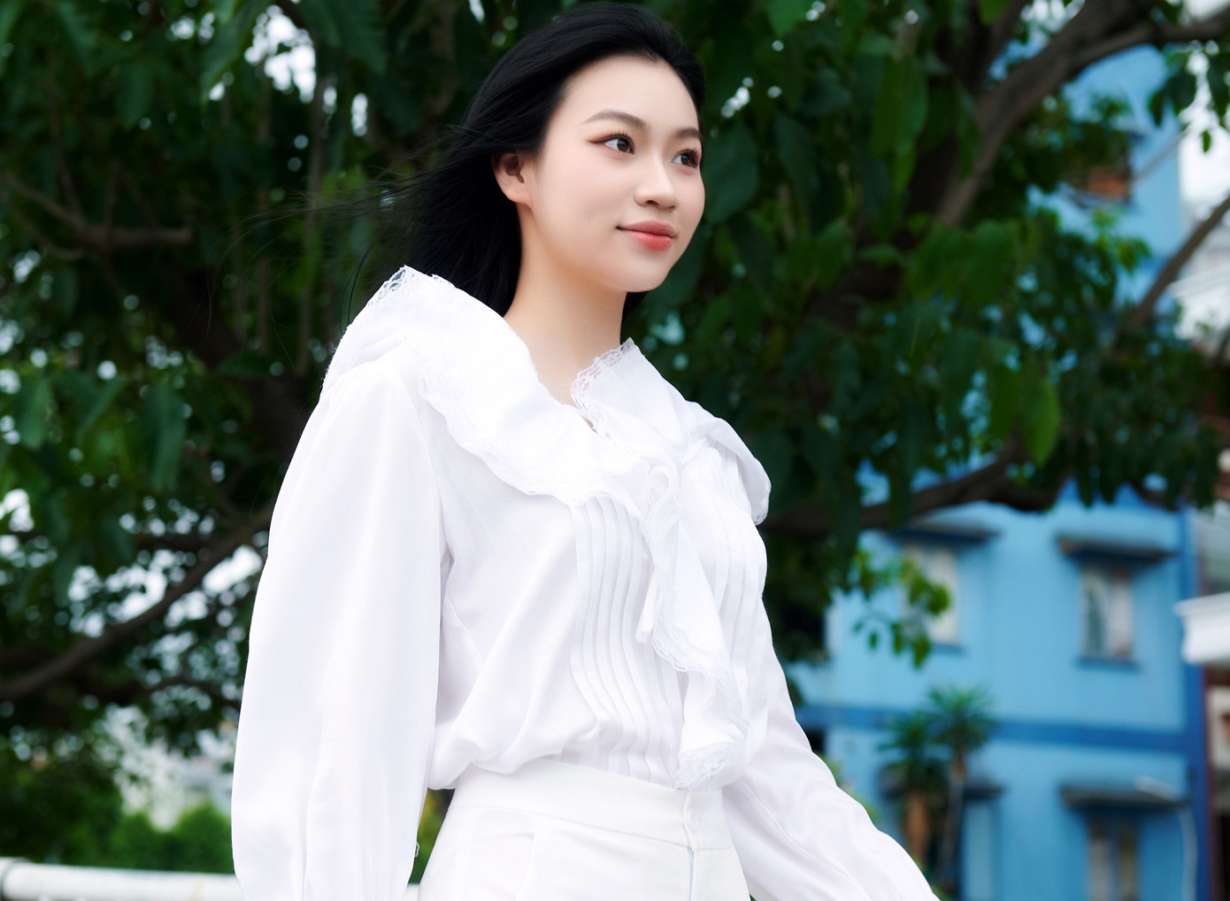 Trần Thị Huyền Cơ (SBD 658) sinh năm 2003, đến từ Nghệ An, sinh viên Đại học Tài chính - Marketing TPHCM là một trong 25 thí sinh góp mặt ở vòng chung kết Hoa hậu Việt Nam 2024.