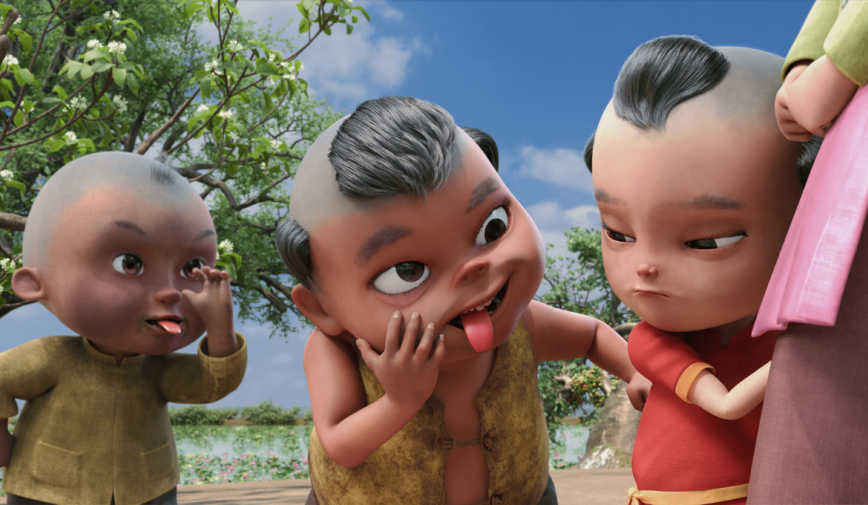 Cử động gương mặt của nhân vật còn thô cứng.