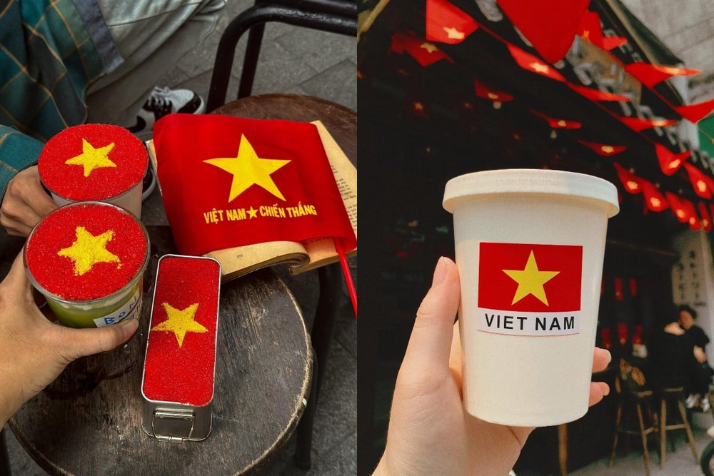 Một số quán cà phê trang trí không gian ngập cờ hoa. Một số quán cà phê trang trí không gian ngập cờ hoa.