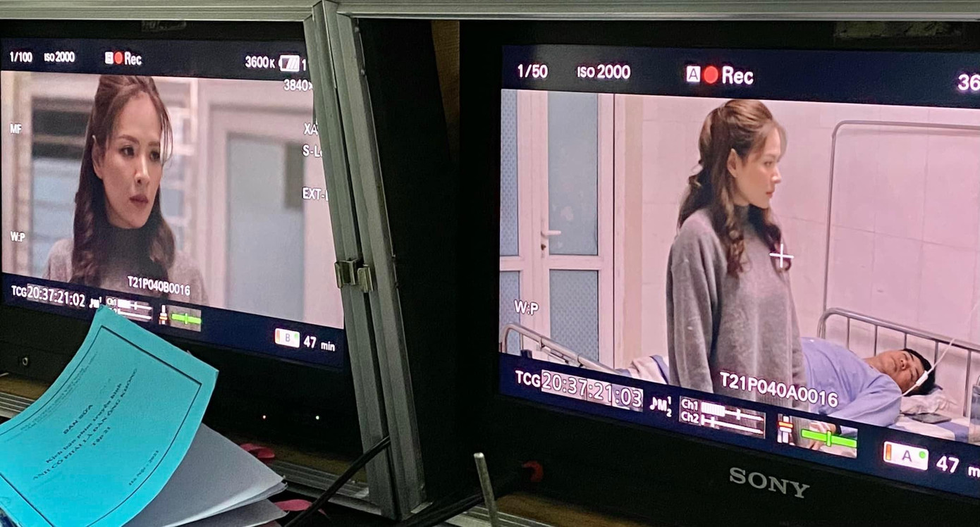 Một cảnh quay có sự xuất hiện của Đan Lê.