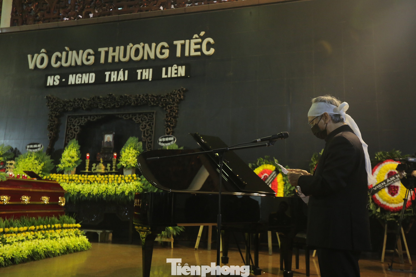 Kiến trúc sư Trần Thanh Bình - con trai của NGND Thái Thị Liên với người chồng đầu tiên - ông Trần Ngọc Danh. Ảnh: DUY PHẠM.