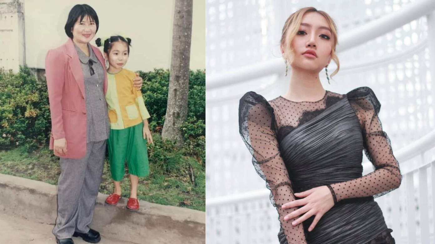 Ca sĩ Orange (Khương Hoàn Mỹ) khoe ảnh nhưng không quên kể lại kỉ niệm ngày 1/6 trên trang cá nhân. Cô tiết lộ đây là bức ảnh chụp khi được mẹ dắt đi thi văn nghệ ở trường mầm non, dù thi trượt nhưng vẫn cố mỉm cười để chụp hình Ca sĩ Orange (Khương Hoàn Mỹ) khoe ảnh nhưng không quên kể lại kỉ niệm ngày 1/6 trên trang cá nhân. Cô tiết lộ đây là bức ảnh chụp khi được mẹ dắt đi thi văn nghệ ở trường mầm non, dù thi trượt nhưng vẫn cố mỉm cười để chụp hình