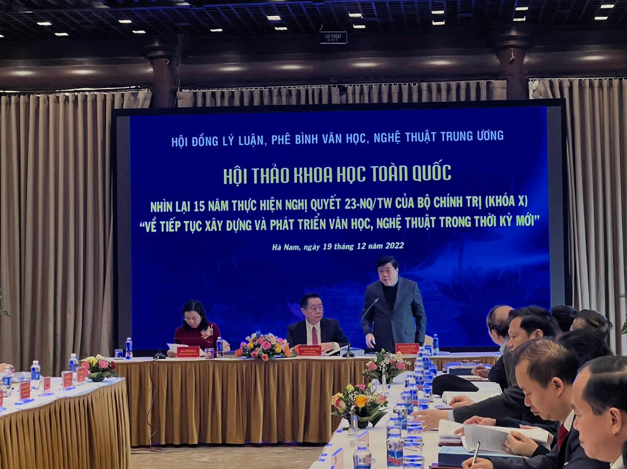 Hội thảo Nhìn lại 15 năm thực hiện Nghị quyết 23-NQ/TW của Bộ Chính trị tổ chức ngày 19/12 tại tỉnh Hà Nam.