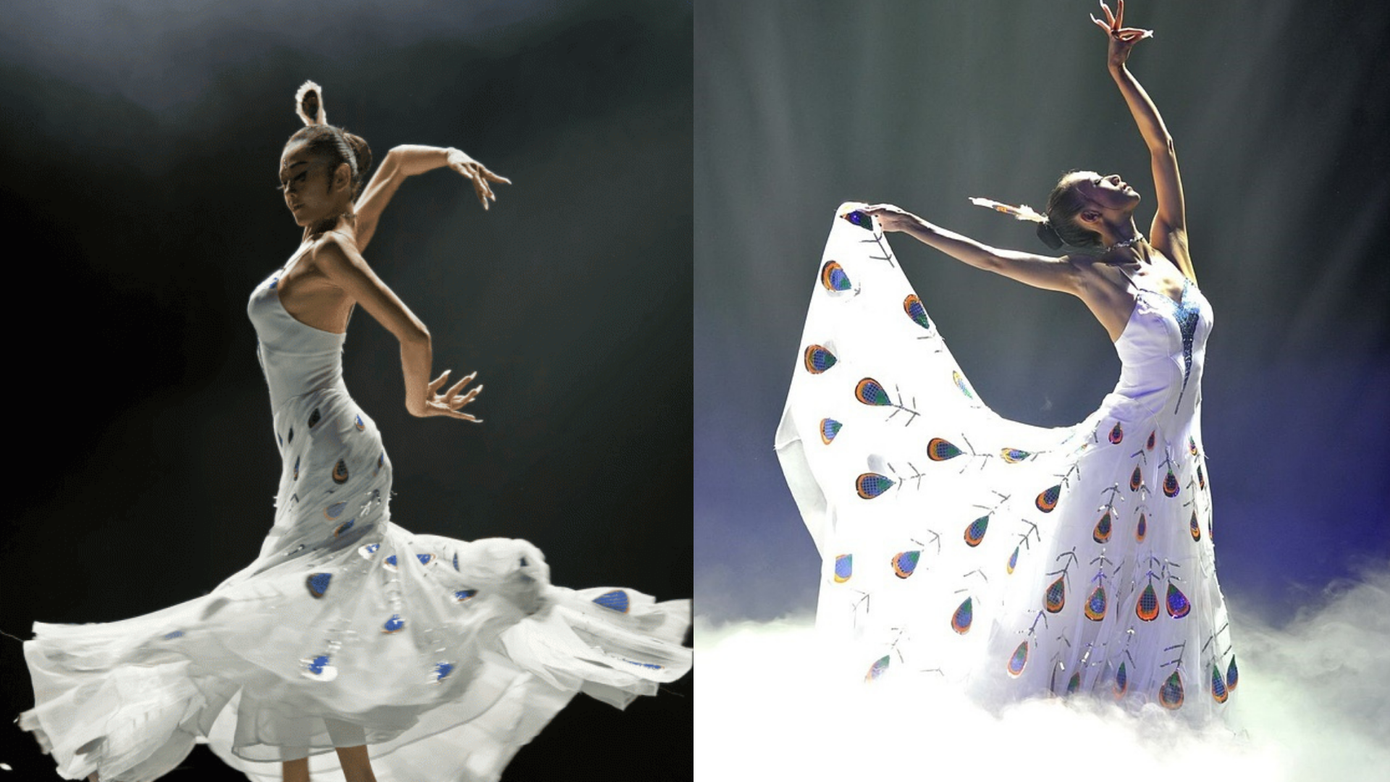 Điệu múa chim công trứ danh của cô Điệu múa chim công trứ danh của cô