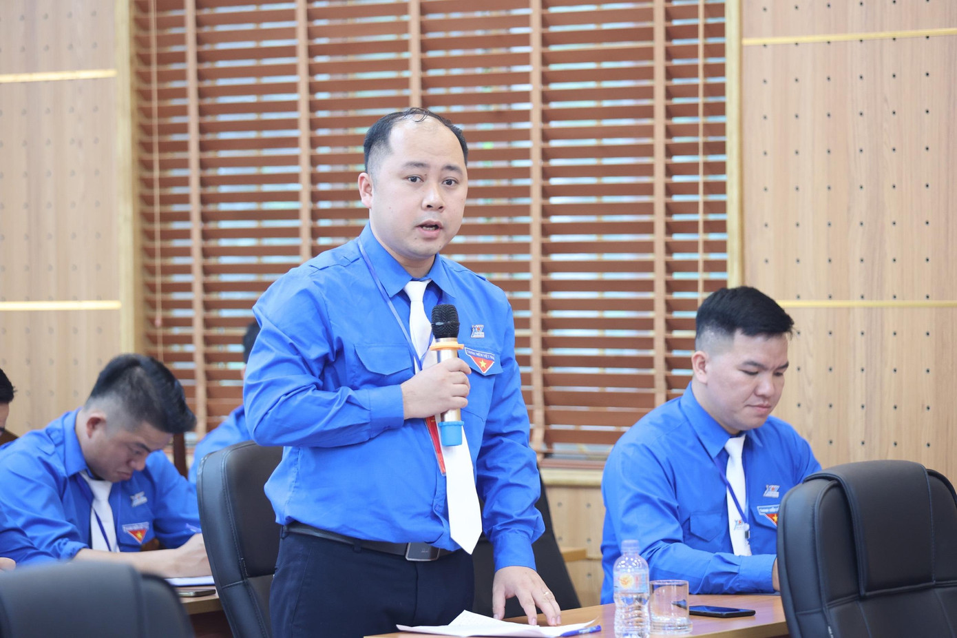 Anh Hà Công Đạt, Bí thư Huyện Đoàn Mai Châu. Ảnh: Như Ý Anh Hà Công Đạt, Bí thư Huyện Đoàn Mai Châu. Ảnh: Như Ý