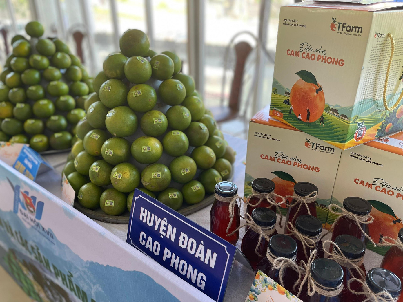 Cam Cao Phong là sản phẩm nổi tiếng của Hòa Bình. Ành: Như Ý