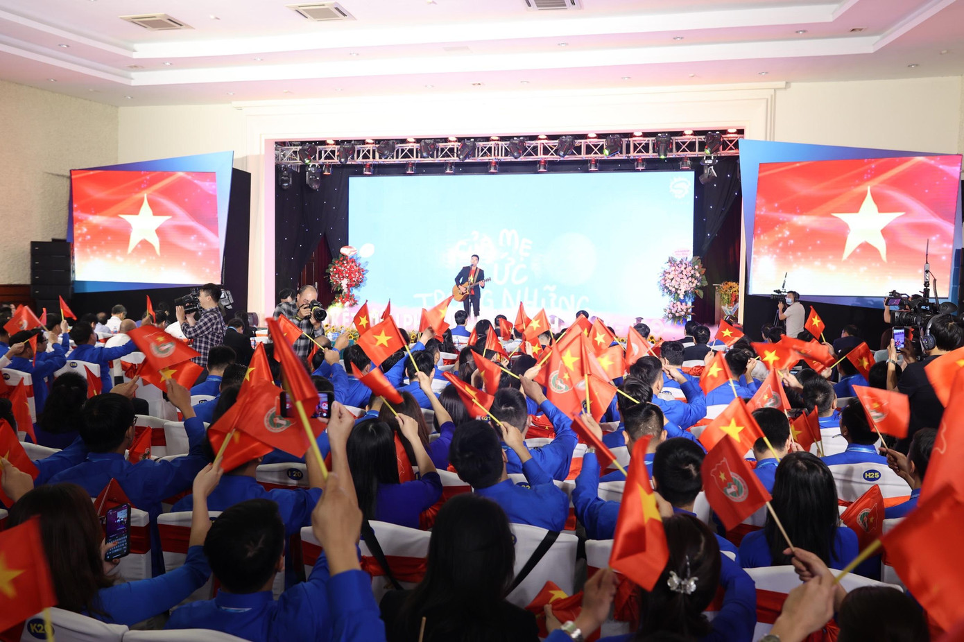 Các tiết mục văn nghệ đặc sắc tại phiên trọng thể đại hội. Ảnh: Như Ý