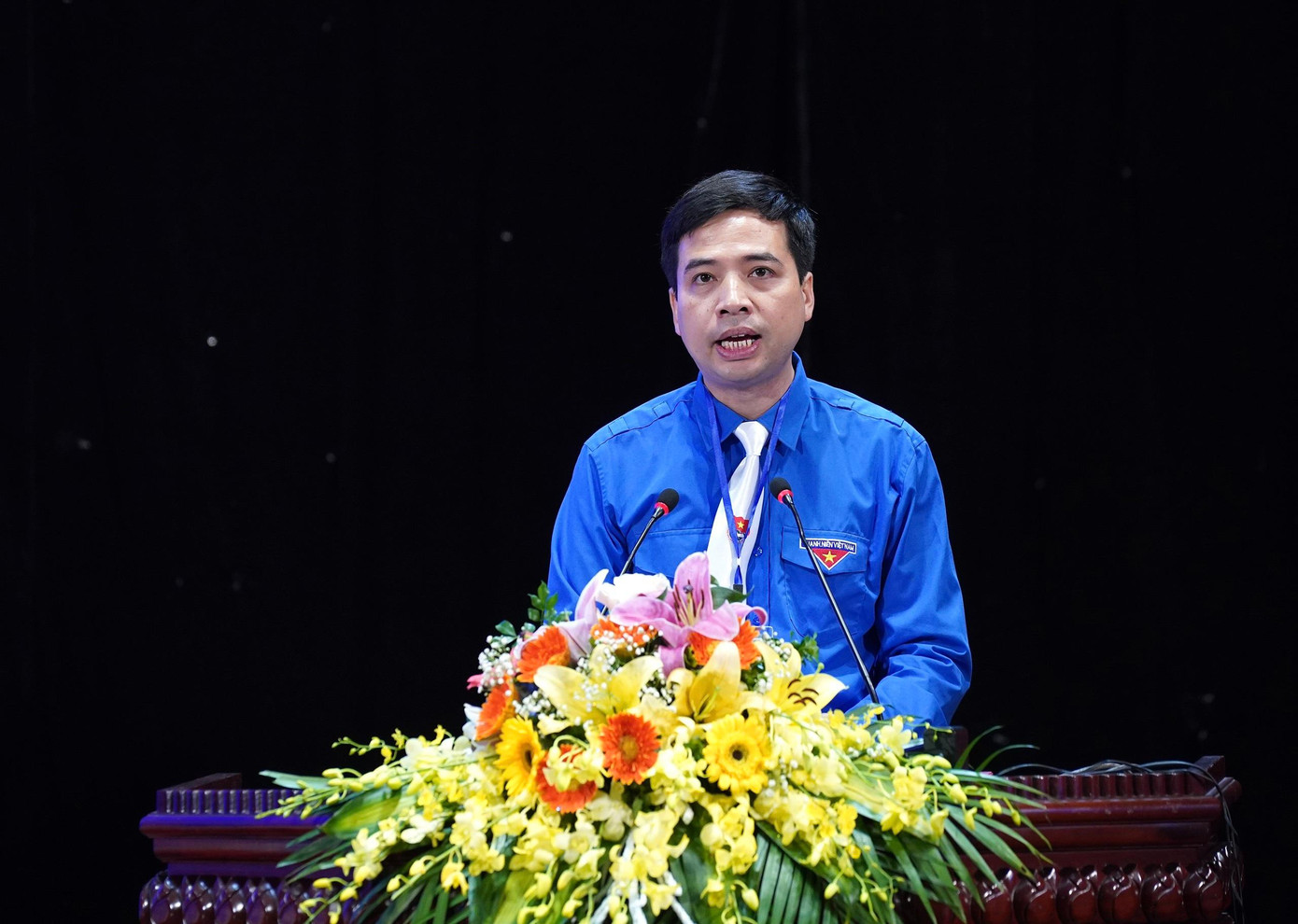 Anh Nguyễn Đức Sâm, Bí thư Tỉnh Đoàn Bắc Ninh khóa XIV phát biểu tại đại hội. Ảnh: Như Ý Anh Nguyễn Đức Sâm, Bí thư Tỉnh Đoàn Bắc Ninh khóa XIV phát biểu tại đại hội. Ảnh: Như Ý